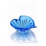 Porta Jóias de Cristal Murano Em Formato de Coração 8x18cm Azul - 1