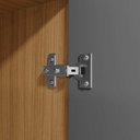 Ver imagem 6 de Guarda Roupa Casal Londres 6 Portas 2 Portas com Chaves e 6 Gavetas Cor Carvalho e Grafite