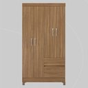 Ver imagem 6 de Guarda Roupa Solteiro 4 Portas e 2 Gavetas Almirante Amêndola Touch