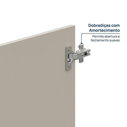 Guarda-roupa 2 Módulos 1 Porta e 3 Prateleiras 3 Gavetas Frame Cabecasa madeiramadeira - 10