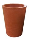 Ver mais imagens de Kit 4 Vaso Planta 50x40 Redondo Cônico Polietileno BGPLASTICOS TERRACOTA 016
