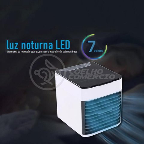 Mini Ar Condicionado Climatizador Humidificador Portátil Arctic Air Cooler 3 Velocidades