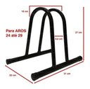 Ver imagem 4 de Suporte para Bicicleta 1 Vaga Porta Bike em Pé Piso Chão