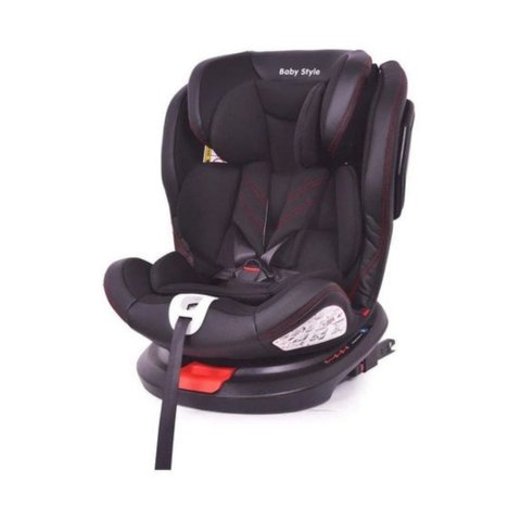 Cadeira Bebê Auto 0 A 36kg Isofix Rotação 360º Baby Style Preto