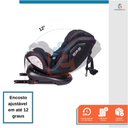 Ver imagem 3 de Cadeira Bebê Auto 0 A 36kg Isofix Rotação 360º Baby Style Preto