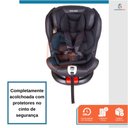 Ver imagem 2 de Cadeira Bebê Auto 0 A 36kg Isofix Rotação 360º Baby Style Preto
