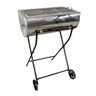 Churrasqueira Aberta Grill Inox Grelha e Carrinho 92x55x35cm - 1