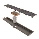Ver imagem 3 de Ralo Linear Oculto Sifonado Tampa Invisível Pvc 50 Cm Novii