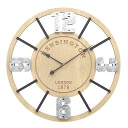 Relógio De Parede 3d Kensington London 1879 Mdf Bambu 38cm - 1