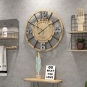 Ver imagem 5 de Relógio De Parede 3d Kensington London 1879 Mdf Bambu 38cm