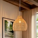 Ver imagem 1 de Pendente Fibra Natural Rattan Artesanal Nat38