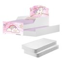 Ver imagem 1 de Bicama Infantil Uly Unicórnio Rosa com Colchões