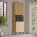 Ver imagem 1 de Paneleiro para Micro-Ondas MDF Colors Bege/Freijó/Oásis