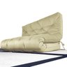 Futon Sofa Cama Casal D33 Tendencia Oriental Bege - 1