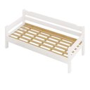 Ver imagem 3 de Sofa Cama de Madeira Maciça Cor Branco