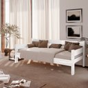 Ver imagem 5 de Sofa Cama Esmeralda New Branco em Madeira Maciça Pinus