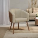 Ver imagem 1 de Poltrona Decorativa com Pés em Madeira Marselha