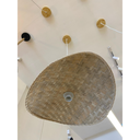 Ver imagem 6 de Lustre em Bambu Chapéu Artesanal Natural Rústico Palha Sala Restaurante Quarto Cozinha Varanda