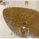 Ver imagem 4 de Lustre em Bambu Chapéu Artesanal Natural Rústico Palha Sala Restaurante Quarto Cozinha Varanda