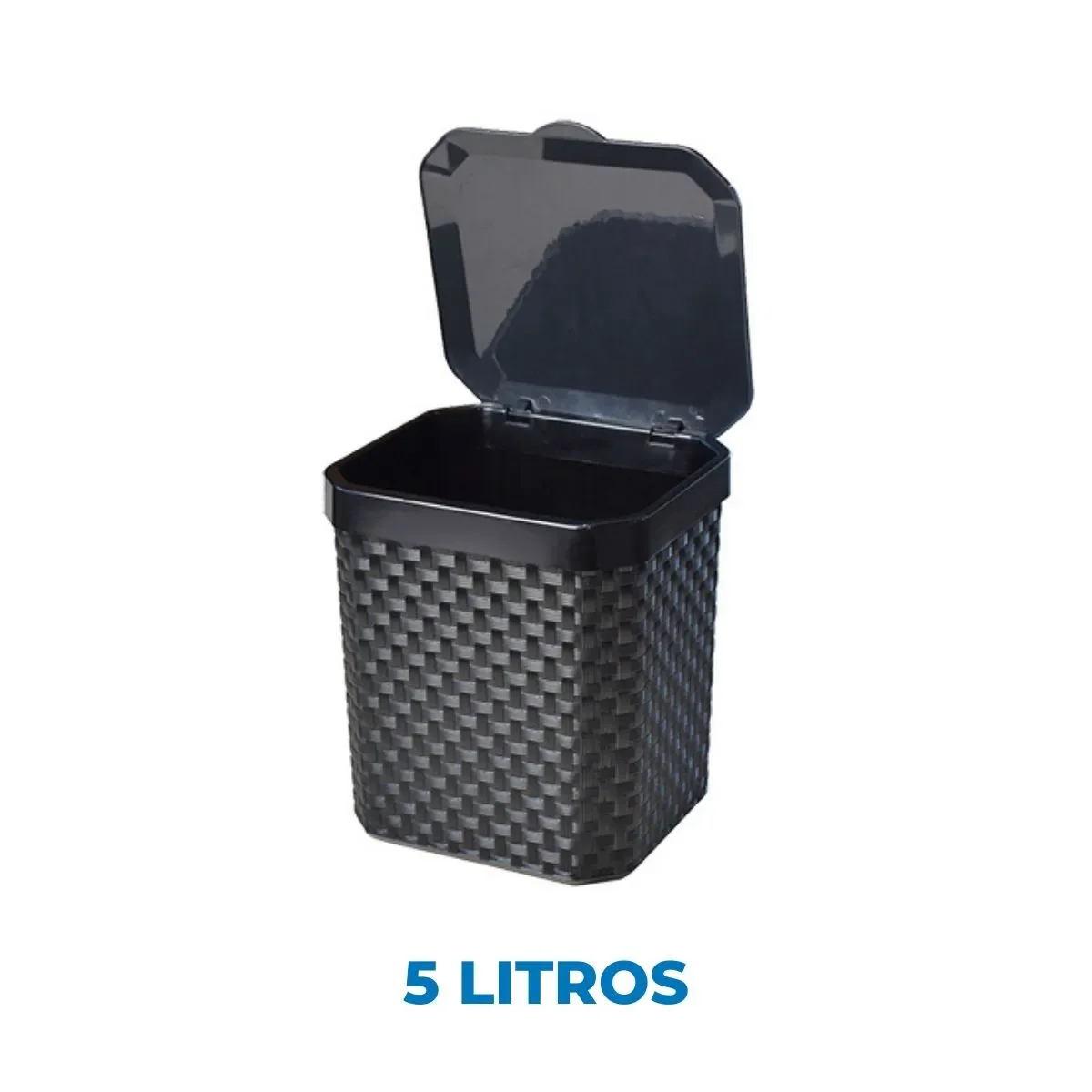 Kit Porta Detergente e Esponja com Bico Dosador + Lixeira de Pia com Tampa - 6