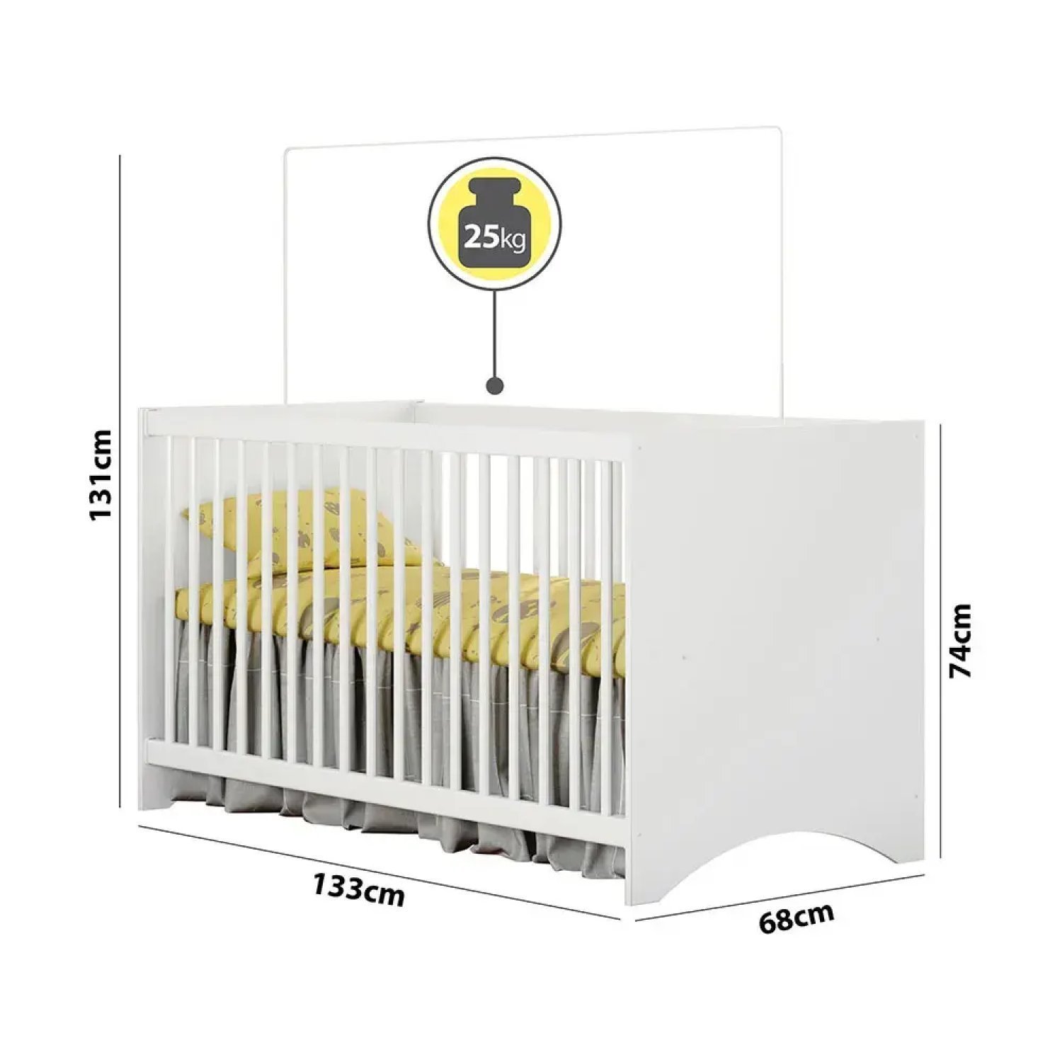 Quarto Infantil Berço e Guarda Roupa Mia - 4