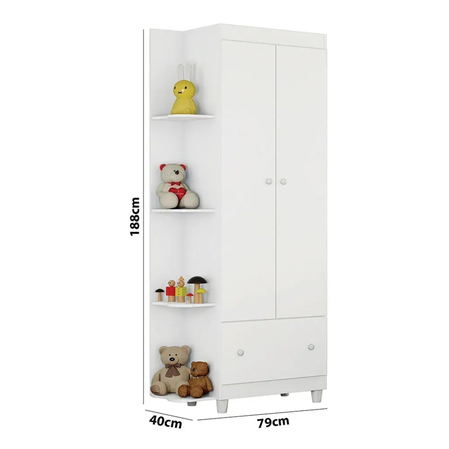 Quarto Infantil Berço e Guarda Roupa Mia - 5
