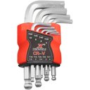 Ver imagem 1 de Jogo Chaves Allen Hexagonais Curtas 9 Peças 1,5 a 10mm