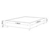 Conjunto Cama Box Casal Cairo Com Molas Ensacadas 138cmx188cmx67cm Yescasa - 8