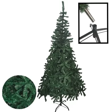 Árvore de Natal Dinamarca Verde 210cm 860 Galhos - Magizi | MadeiraMadeira