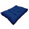 Almofada Futon Alto Oxford 120x100 Pallet Gigante Qualidade Azul Marinho - 1