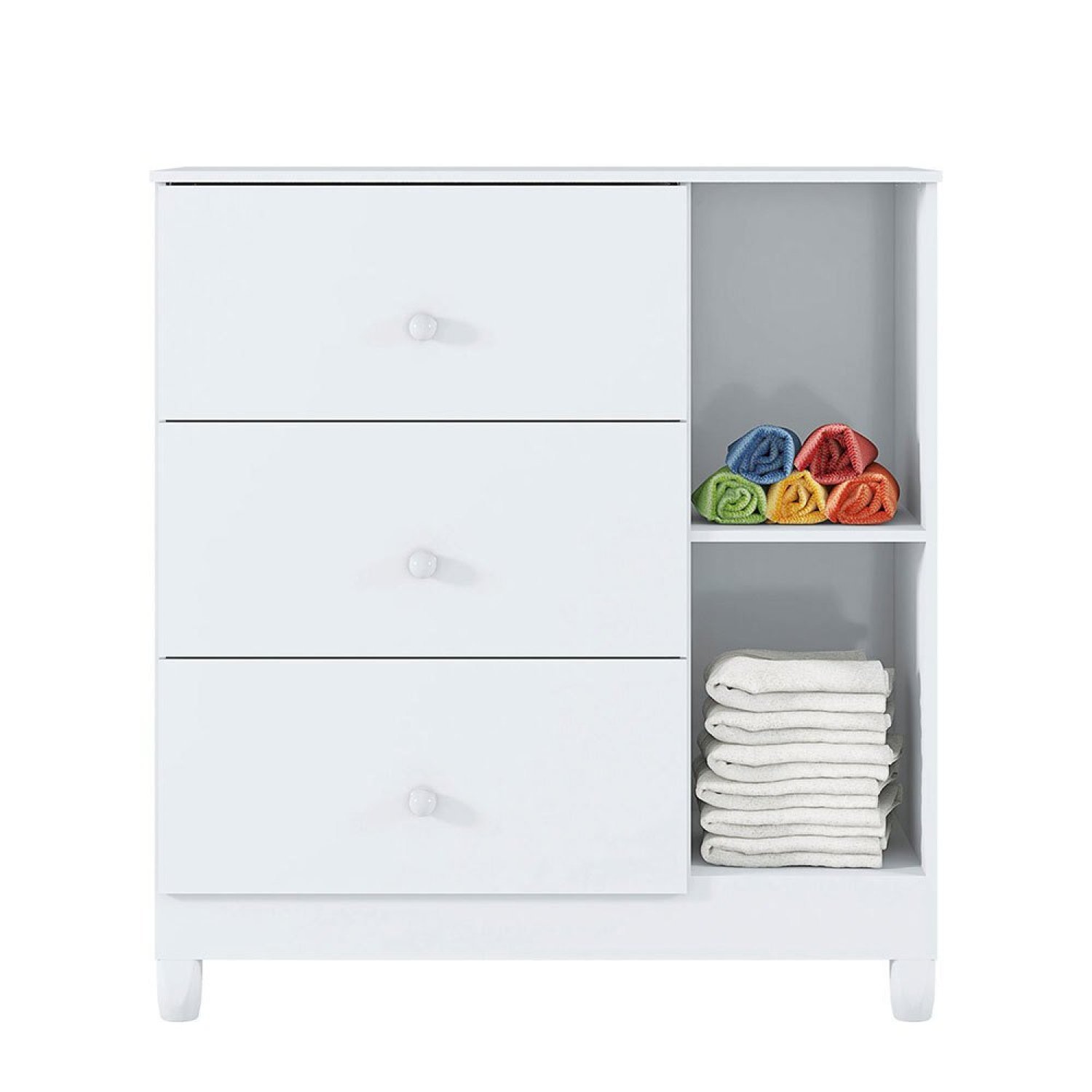 Quarto Infantil Berço, Cômoda e Guarda Roupa Lolly 3 Portas - 9