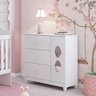 Quarto Infantil Berço, Cômoda e Guarda Roupa Lolly 3 Portas - 6
