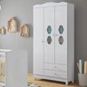 Quarto Infantil Berço, Cômoda e Guarda Roupa Lolly 3 Portas - 3