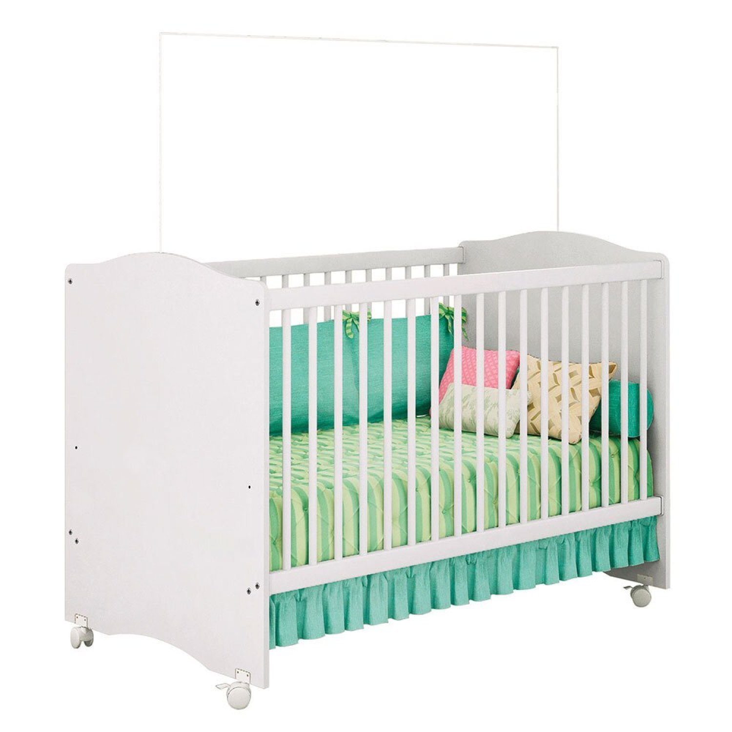 Quarto Infantil Berço, Cômoda e Guarda Roupa Lolly 3 Portas - 12