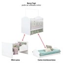 Ver imagem 6 de Conjunto Quarto Infantil Berço Yupi e Guarda-roupa 4 Portas Lolly