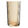 Jogo com 6 Copos de Vidro Graffiato Âmbar para Suco ou Água 420ml - 3
