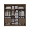 Guarda-roupa Casal 100% Mdf 2 Portas com Espelho 6 Gavetas California - 11
