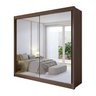 Guarda-roupa Casal 100% Mdf 2 Portas com Espelho 6 Gavetas California - 3