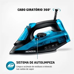 Ferro a Vapor F-53 Pt/az 220v - Mondial - 4