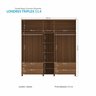 Guarda Roupa Londres Triplex 11.4 - 4