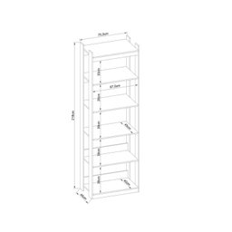 Estante Guarda Roupa para Closet com Prateleiras Estilo Industrial - 4