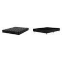 Ver imagem 2 de Conjunto Cama Box Casal Benim Molas Ensacadas 138CMX188CMX63CM Yescasa Preto