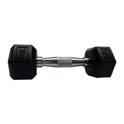 Halteres Sextavado Injetado com Pegada Cromada 3,0kg - 1