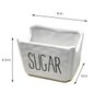 Porta Açúcar de Cerâmica Açucareiro Farinheiro Porta Mantimentos Condimentos Recipiente Adoçante - 5
