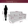 Sofá Cama Reclinável 3 Lugares 206 cm Daniela - 3