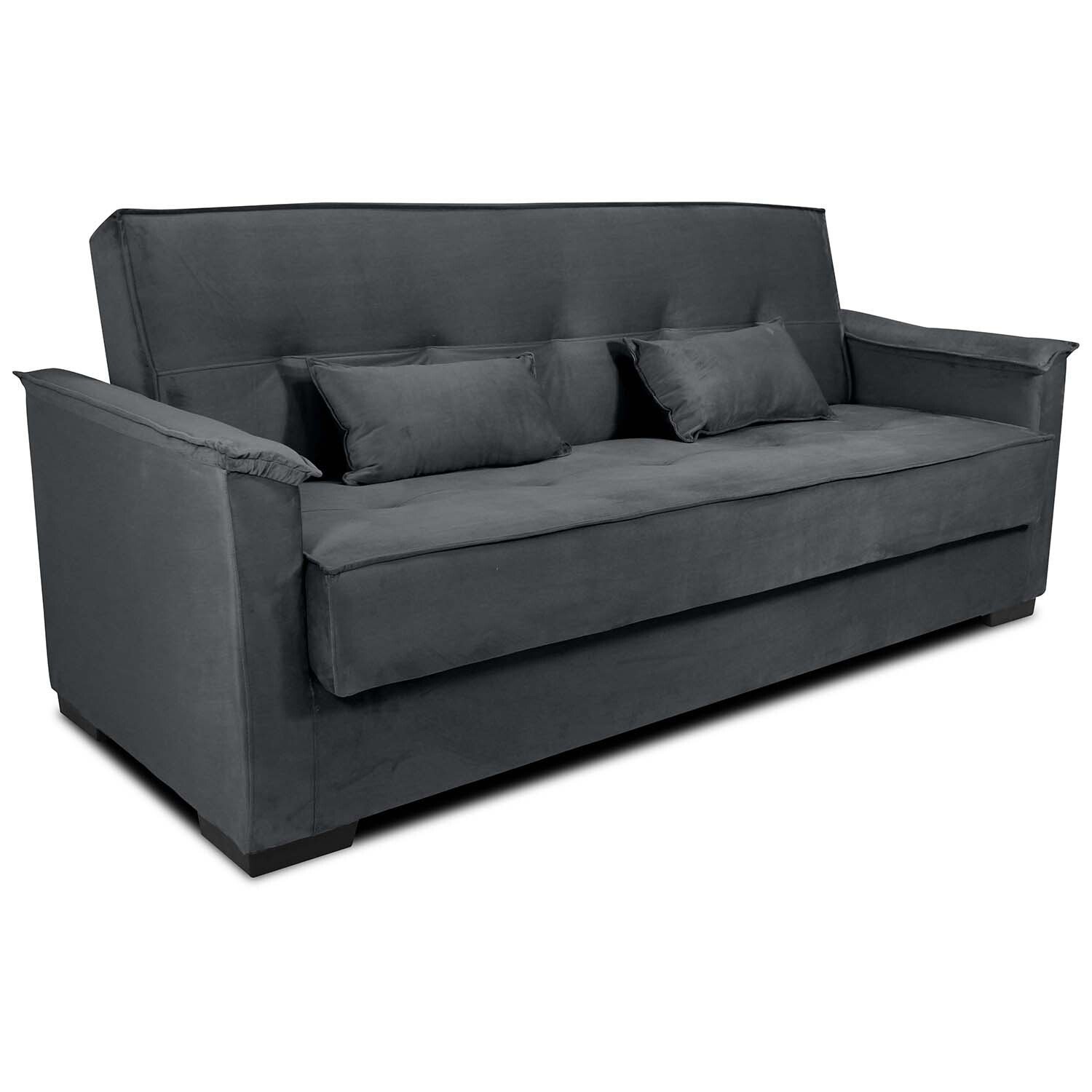 Sofá Cama Reclinável 3 Lugares 206 cm Daniela - 2