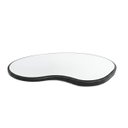 Ver imagem 1 de Bandeja Decorativa Orgânica Espelho Lapidado Luxo Lateral Couro Ecológico
