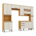 Ver imagem 2 de Cozinha Modulada Compacta 5 Peças 13 Portas MDF 300cm Itália Espresso Móveis