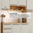 Ver imagem 5 de Cozinha Modulada Compacta 5 Peças 13 Portas MDF 300cm Itália Espresso Móveis