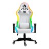 Cadeira Gamer Fox Racer Rgb Branca com Iluminação (led) - Logo Preta - 2